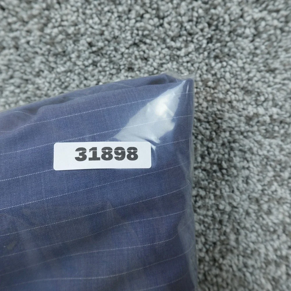 NEW Michael Strahan Pants Mens 32X32 Blue Pinstripe Wool Dress Chino Trouser